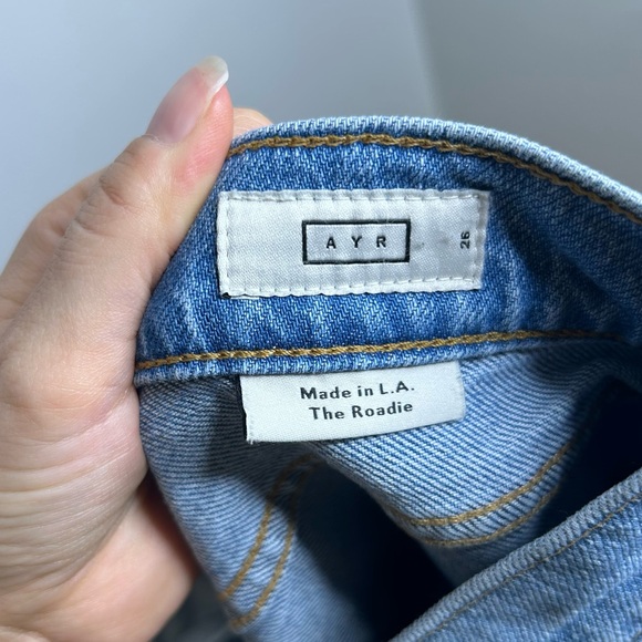 AYR The Roadie Straight Leg Jean Relaxed Fit Size 26 - Picture 15 of 16